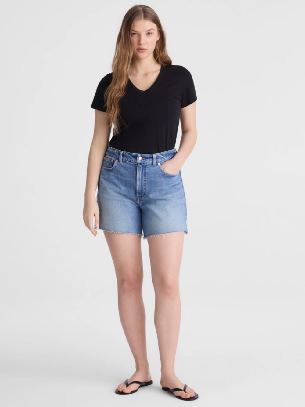 Madewell The Curvy Perfect Mid-Length Jean Short